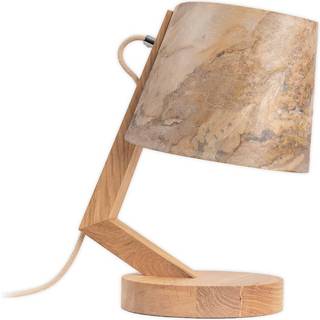 ALMUT 1411 bordlampe, cylinderformet Ø23 cm sten