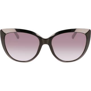 Calvin Klein Unisex CKJ22203S 015 Solbriller Metal Sølv Grå Rund Normal Skygge