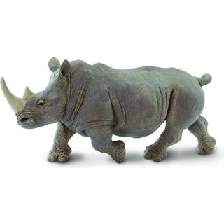 Safari Ltd. White Rhino Figurine - Detaljeret 12,5 """" Plastikmodelfigur - Sjovt uddannelsesleget?j til drengepiger og b?rn i alderen 1+