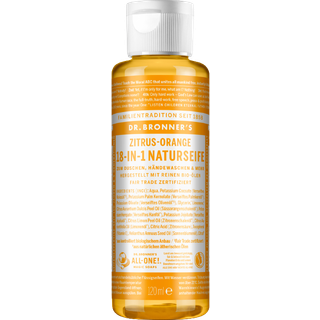 Dr. Bronner's Pleje Flydende sæber Citrus-Orange 18-in-1 Natural Soap 120 ml (458,00 kr / 1 l) - 120 ml
