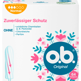 O.B. Original Normal Tamponer - 64 stk