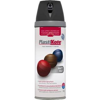 Twist & spray mat sort ral 9005 plasti-kote 400ml