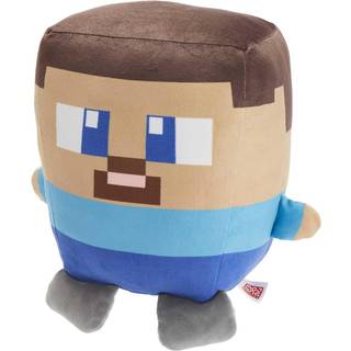 Mattel Minecraft Cuutopia 10-in Steve Plush-karakter Soft Rounded Pillow Doll Video Game-Inspired Accumible Leget?jsgave i alderen 3 ?r og ?ldre