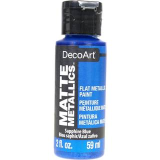 Americana Acrylic Matte Metallics 2oz-Sapphire Blue