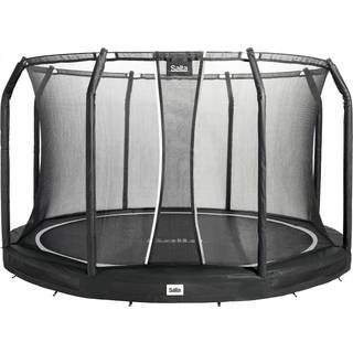Salta trampolin Premium Ground 396 cm inkl. sikkerhedsnet Sort