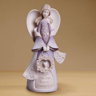Enesco 4014325 Foundations Mormor Angel Stone Harts Figurin 7.5 """"