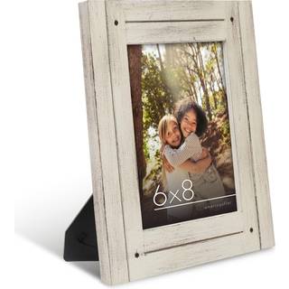 AmericanFlat 6x8 Billedramme med poleret krystalklart glas - Hampton -samling - n?d