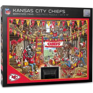 Youthefan NFL Kansas City Chiefs Barnyard fans 500 pc puslespil