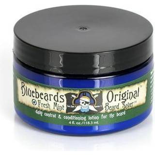Bluebeards Original Fresh Mint Beard Saver 4 Oz. - Forlad i sk?g balsam til m?nd med aloe & pebermynteolie - sk?g bl?dg?ringsmiddel, der dybt for