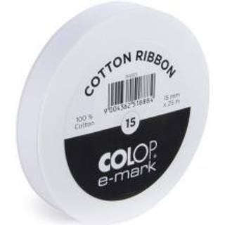 Colop e-mærke Bomuldsbånd - 15 mm