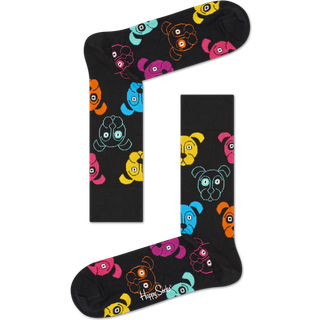 Happy Socks Dog Sock - Black pattern-2 - Str 36/40 * Kampagne *