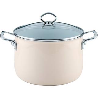 Riess Nouvelle Avorio extra stark Fleischtopf 24 cm / 6,5 L - Emaille - Beige