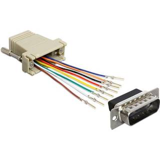Seriel 15 Pin D-Sub han fordeler adapter til RJ45