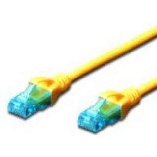 Digitus 0.25m Cat5e U-UTP netværkskabel Gul 0,25 m U/UTP (UTP)