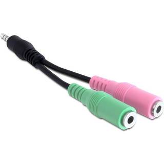DeLOCK 4pin TRRS OMTP -hovedtelefonmikrofonadapter
