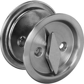 Kwikset 335 15 RND PCKT Dr LCK RUND BED/BATH LOCK DOOR LOCK I SATIN NICKEL
