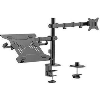 Gembird Monitor Arm & Notebook Tray - 1 x monitor 17"-32" & 1 x notebook 15.6"
