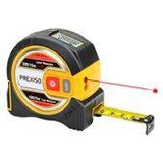 PREXISO PLT15 Laser båndmål 2-IN-1. 5mx19mm bred, 0,5-15m laser.