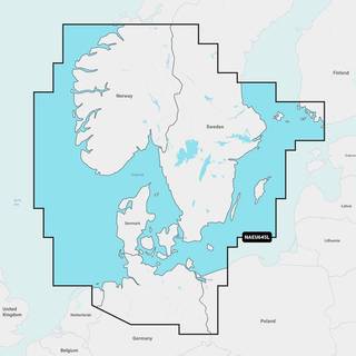 Elektronisk søkort Navionics Nav+ EU645L - Skagerrak &amp; Kattegat