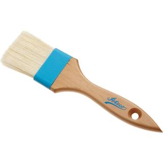 Ateco Harold Import Co Wooden Handed Brush 2 """" Flat Composite Ferrule White
