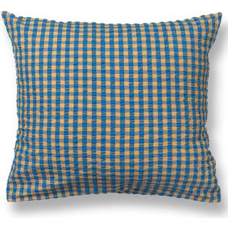 Juna Bæk & Bølge Pudebetræk 50x60 Cm t/okkergult - Pudebetræk Økologisk Bomuld Blå - 636057