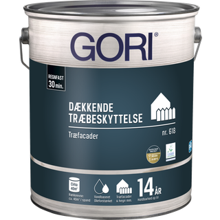 Gori 618 træbeskyttelse 4,5 ltr, base 30, dækkende 80618-10000-5