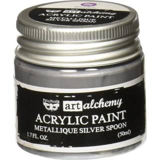 Prima Marketing Finnabair Art Alchemy Acryl Maling 1,7 Fluid Ounces Metallique Silver Spoon