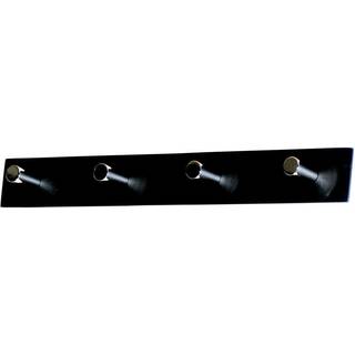 Millex Melody knagerække, 5 knager, 48 cm, sort/krom