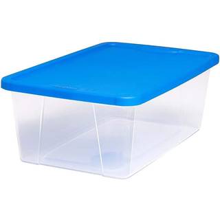 Tote CLR/BLU LID 6QT