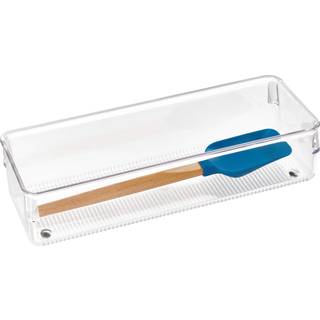 Skuffekasse (lav) - Transparent - 8,2cm x 25cm x 5,5cm - Adea