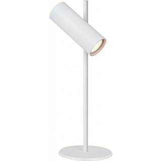 Clubs bordlampe, hoved kan drejes og roteres, hvid