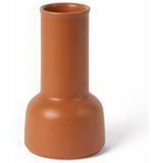 Raawii Serving And Trays - 'Omar' carafe, cinnamon in Cinnamon Ceramic