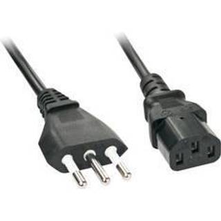 LINDY Italien. IEC Netzkabel, 3m  Italien. Netzst. - IEC320 C13