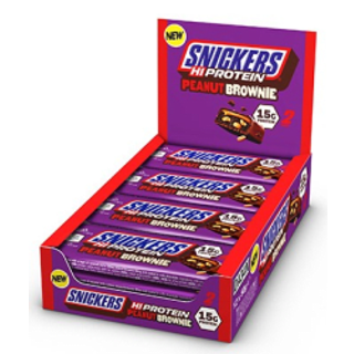 12 x Snickers High Protein Bar 50g Peanut Brownie