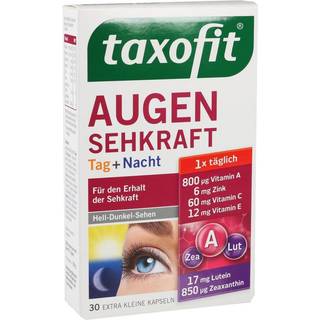 taxofit Øjne Synsstyrke Dag+Nat Kapsler 3460.78 DKK/1 kg