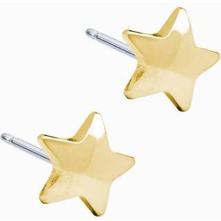 Blomdahl - Golden titanium ørering Star Ø 5 mm*