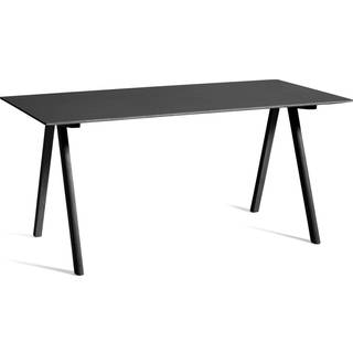 HAY CPH10 Desk - Eg Finer - Sort - Klar Lak