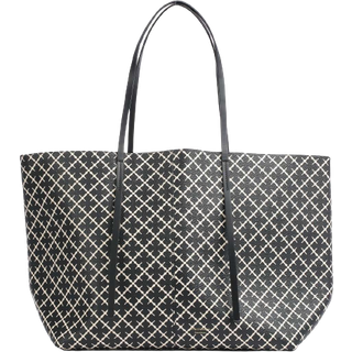 Abi tote bag med print - Black - ONE SIZE