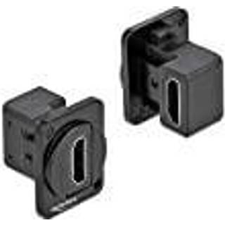 Delock D-type modul (XLR-stik port) - HDMI 90° stik