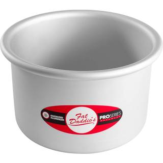 Fat Daddios anodiserede aluminiumsrunde kagepande 6 x 4 tommer