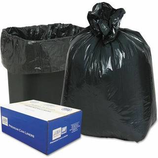 Klassisk 242315b 2-lags lav densitet kan foringer 7-10gal .6mil 24 x 23 sort 500/karton