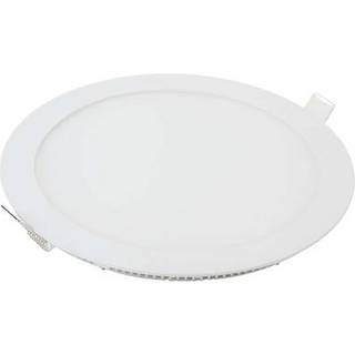 V-Tac 12W LED indbygningspanel - Hul: Ø15,5 cm, Mål: Ø17 cm, 230V - Dæmpbar : Ikke dæmpbar, Kulør : Varm