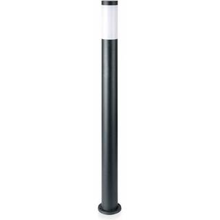 V-Tac Grå havelampe, rustfri - 110 cm, IP44 udendørs, E27 fatning, uden lyskilde