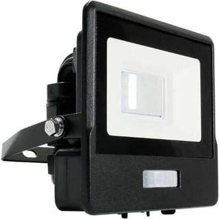 V-Tac 20W LED projektør med sensor - SMD, Samsung LED chip - Dæmpbar : Ikke dæmpbar, Farve på hus : Sort, Kulør : Neutral