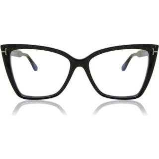TOM FORD Kvinde FT5844-B 1 Optiske stel Injiceret Sort Cat Eye Normal