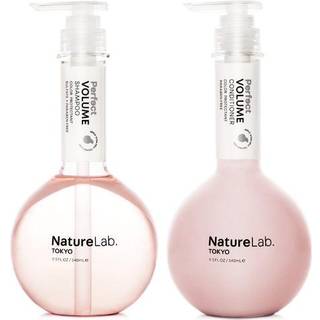 NATURELAB. TOKYO Perfect Volume Shampoo og Balsam Duo - Vægtløs frizz-kontrol til glattere hår og hovedbund, 11,5 oz (2-pak)