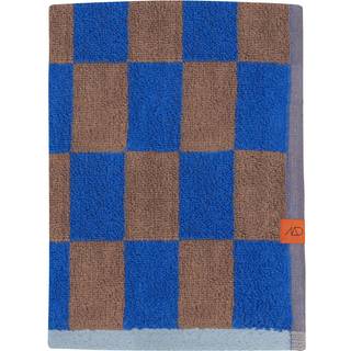 Mette Ditmer Retro Badehåndklæde 70x133 Cm t - Håndklæder & Badelagner Økologisk Bomuld Koboltblå - RETTWL76