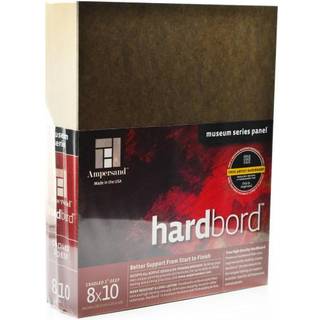 Ampersand Art Supply Hardboard Wood Maleri Panel: Museum Series Hardbord 8 """" X 10 """" 2 tommer vugget profil