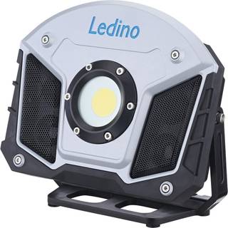 Genopladelig LED-spotlight med horn og Bluetooth-funktion