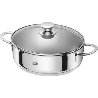 BSF Bordeaux Serveringspande Med låg 28 cm, 18/10 rustfrit stål